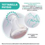 Chicco Tettarella Physio Flusso Pappa per Latte e Biscotti in Silicone Biberon Perfect 5 Benessere e Original Touch - immagine 2