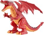ROBOALIVE Drago Rosso Alato Dragone Cammina Luci e Suoni - immagine 2