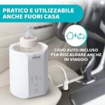 Scaldabiberon Portatile Da Viaggio E Scaldapappa Con Tre Programmi Spegnimento Automatico - immagine 5
