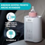 Scaldabiberon Portatile Da Viaggio E Scaldapappa Con Tre Programmi Spegnimento Automatico - immagine 2