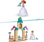 LEGO 43198 Disney Il Cortile del Castello di Anna, Giocattolo con Principessa Frozen 2, Collezione Abito Diamante - immagine 3