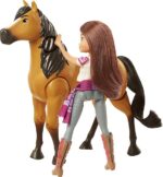 Spirit - Il Ribelle Lucky e Spirit all'Avventura con Cavallo Articolato con Lunga Coda da Spazzolare e Accessori, Giocattolo per Bambini 3+Anni - immagine 2