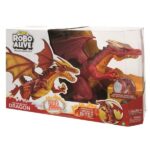 ROBOALIVE Drago Rosso Alato Dragone Cammina Luci e Suoni