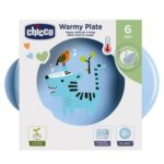 PIATTO PAPPACALDA 6M+ Azzurro Serbatoio Acqua Calda Base Antiscivolo