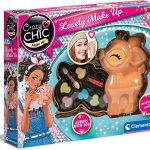 Clementoni- Crazy Chic-Lovely Cerbiatto, Trousse, Cofanetto con Trucchi, Borsetta Make up, Set Cosmetici per Bambini 6 Anni+, Multicolore