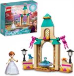 LEGO 43198 Disney Il Cortile del Castello di Anna, Giocattolo con Principessa Frozen 2, Collezione Abito Diamante