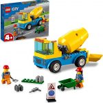 LEGO 60325 City Great Vehicles Autobetoniera, Camion Giocattolo per Bambini e Bambine da 4 Anni in su, Giochi con Veicoli da Cantiere, Idee Regalo
