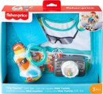 SET PICCOLO TURISTA FISHER PRICE BAVAGLINO BOTTIGLIA E SONAGLIO
