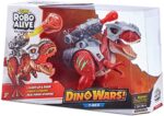 ROBOALIVE Dino Wars T-REX Mega-Rex alza la testa cammina e ha occhi iperrealistici