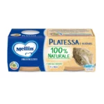 MELLIN OMOGENEIZZATO PESCE PLATESSA 2X80GR