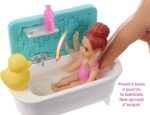 Barbie Babysitters Skipper con Vasca da Bagno e Bambina - immagine 3