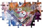 Clementoni Clementoni-23739-Supercolor Disney Frozen 2-104 maxi pezzi, puzzle bambini, Multicolore - immagine 2