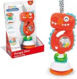 Clementoni Sonaglino Interattivo, Multicolore (Dinosauro), 3-36 Mesi