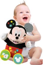 Clementoni Disney Baby Mickey Prime Racconta Storie, Storyteller, Peluche Interattivo, Educativo, Parlante Italiano, Bambini 9 Mesi, Multicolore - immagine 2