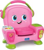 Clementoni Canta Suona E Balla Pink Poltroncina Bambini Interattiva E Multiattività Educativo Parlante in Italiano Giocattolo 1 Anno