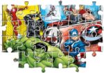 Clementoni Avengers Supercolor Marvel Avengers-2X60 (Include 2 60 Pezzi) Bambini 5 Anni, Cartoni Animati, Puzzle Supereroi-Made In Italy, Multicolore - immagine 2
