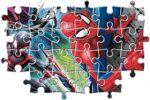 Clementoni- Spiderman Spider-Man Sonic Supercolor Puzzle, Multicolore, 24 Pezzi - immagine 2