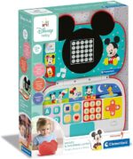 Clementoni- Disney Baby Mickey-Il Mio Primo Laptop, Centro Computer Educativo Elettronico, Portatile, attività per Apprendimento Lettere & Numeri, Bambini dai 9 Mesi, Colore Italiano - immagine 3