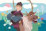 Clementoni- Disney Frozen 2 Supercolor Frozen-3X48 (Include 3 48 Pezzi) Bambini 4 Anni, Puzzle Cartoni Animati-Made in Italy, Multicolore - immagine 2
