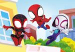 Clementoni - 24794 - Supercolor Puzzle - Spidey and His Amazing Friends - 2x20 pezzi (include 2 puzzle da 20 pezzi) - Made in Italy - puzzle bambini 3 anni, puzzle Spiderman, puzzle cartoni animati - immagine 2