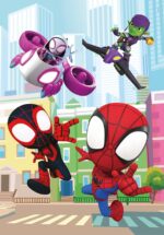 Clementoni- Disney Mickey And Friends Supercolor Marvel Spidey His Amazing Friends-60 Pezzi Bambini 4 Anni, Cartoni Animati, Puzzle Supereroi-Made in Italy, Multicolore - immagine 3