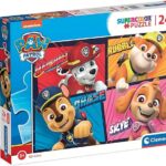 Clementoni- Paw Patrol Supercolor Patrol-24 Pezzi Bambini 3 Anni, Puzzle Cartoni Animati-Made in Italy, Multicolore