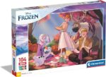 Clementoni Disney Frozen Supercolor 2-104 maxi pezzi-Made in Italy, puzzle bambini 4 anni+, Multicolore