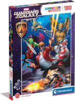 Clementoni Supercolor Marvel Guardians of the Galaxy-180 Pezzi Bambini 7 Anni, Cartoni Animati, Puzzle Supereroi-Made In Italy, Multicolore