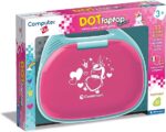 Clementoni - 16455 - Computer Kid DOT Unicorn - Gioco Educativo Elettronico Parlante, Computer Bambini, Laptop bambini 3 Anni, Tecnologia Per Bambini, Portatile, Batterie Incluse