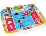 Clementoni- Sapientino Inglese-Banchetto con Schede attività E Penne Interattive, Gioco Educativo 3 Anni, Elettronico (Versione in Italiano) -Made in Italy, Multicolore - immagine 2