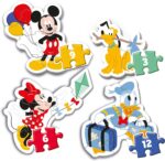 Clementoni - 20819 - My First Puzzle - Disney Mickey Mouse - 3-6-9-12 Pezzi - Made In Italy - Puzzle Bambini 2 Anni + - immagine 3
