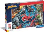 Clementoni- Spiderman Spider-Man Supercolor Puzzle, No Color, 104 Pezzi - immagine 2