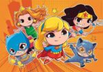 Clementoni- Dc Comics Superfriends Supercolor Super Friends-2X60 (Include 2 60 Pezzi) Bambini 5 Anni, Puzzle Cartoni Animati-Made in Italy, Multicolore - immagine 2