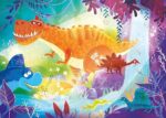 Clementoni Supercolor Puzzle-Dinosauri-2 X 20 Pezzi, Multicolore - immagine 2