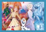 Clementoni 2 Supercolor Disney Frozen-4 12,16,20 e 24 Pezzi Bambini 3 Anni, Puzzle Cartoni Animati-Made In Italy, Multicolore - immagine 2