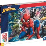 Clementoni Spider-Man Supercolor Puzzle Man-60 pezzi Maxi, Multicolore