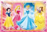 Clementoni- Puzzle Princesas Disney 2x60pzs Princess Supercolor Princess-2X60 (Include 2 60 Pezzi) Bambini 5 Anni, Cartoni Animati-Made in Italy, Multicolore, One size - immagine 2