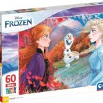 Clementoni Clementoni-26452-Supercolor Disney Frozen 2-60 maxi pezzi, puzzle bambini, Multicolore