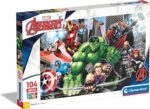 Clementoni- Avengers Maxi Supercolor Puzzle, No Color, 104 Pezzi