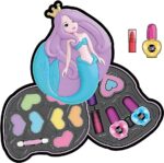 Clementoni- Crazy Chic-Lovely Sirena, Trousse, Cofanetto con Trucchi, Borsetta Make up, Set Cosmetici per Bambini 6 Anni+, Multicolore - immagine 4
