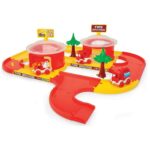 Wader- Play Tracks City Piste per Auto per Bambini- Vigili del Fuoco - immagine 2