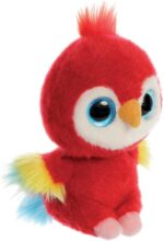 Morbido e tenero Peluche YOOHOO LORA scarlet macaw 15CM - immagine 2