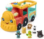 Fisher-Price - Little People Il Trenino dell'ABC Edizione Multilingue, a Spinta con Luci, Musica e Apprendimento Smart Stages, Giocattolo per Bambini 1+ Anni - immagine 4