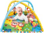 Clementoni Baby Projector Activity Gym Palestrina Neonato Multifunzione 2 in 1 Tappeto 0 Mesi Luci E Suoni - immagine 2