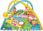 Clementoni Baby Projector Activity Gym Palestrina Neonato Multifunzione 2 in 1 Tappeto 0 Mesi Luci E Suoni - immagine 3