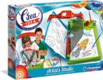 Clementoni-15238 Crea Idea-Artist's Studio-Made in Italy-Disegno-Gioco Creativo, 7 Anni+, Multicolore, Taglia Unica