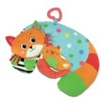Clementoni Kitty Cat Pillow Cuscino per Supportare Sviluppo dei Muscoli E Gattonamento Tummy Time Neonato Lavabile - immagine 4