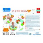 Clementoni Kitty Cat Pillow Cuscino per Supportare Sviluppo dei Muscoli E Gattonamento Tummy Time Neonato Lavabile - immagine 2