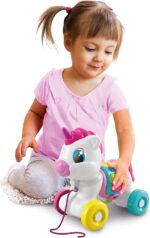 Clementoni Baby Unicorno Sempre con Me Trainare Interattivo Gioco per La Motricità Primi Passi Imparare A Camminare 6 Mesi - immagine 2