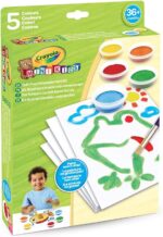 CRAYOLA Mini Kids - Tempere Lavabili per Bambini Formula Antigoccia, Età Consigliata: 36 mesi - 5 anni - immagine 2